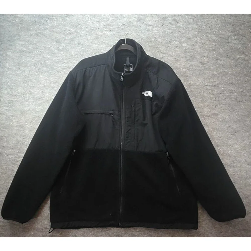The North Face Retro Denali Jacket Black Fleece Lined Men's XXL Polartech